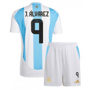 Argentina Julian Alvarez #9 Domaci Dres za Dječji Copa America 2024 Kratak Rukavima (+ kratke hlače)